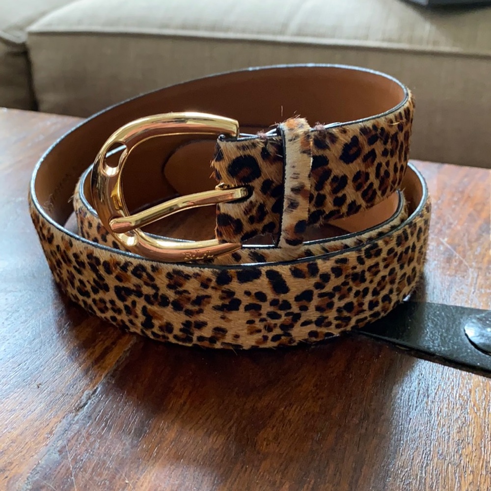 Ralph Lauren cheetah belt L